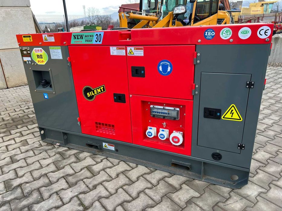 Generator diesel Ashita - 50 , 30 KVA , Silentios (Nou)