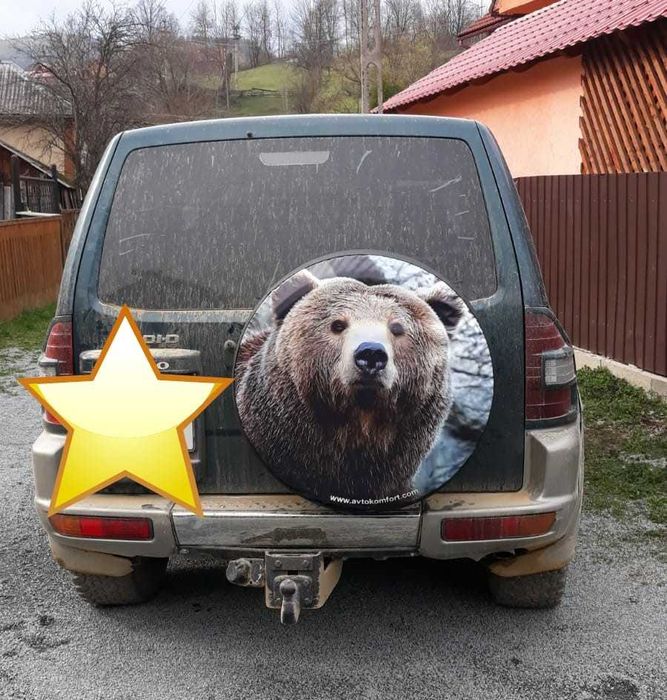 Калъф Покривало За Външна Резервна Гума С Картина