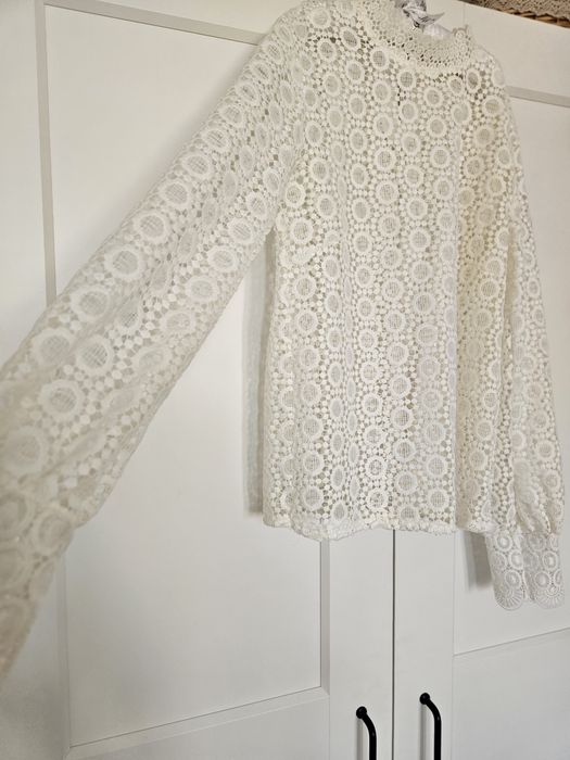 Дантелена блуза H&M