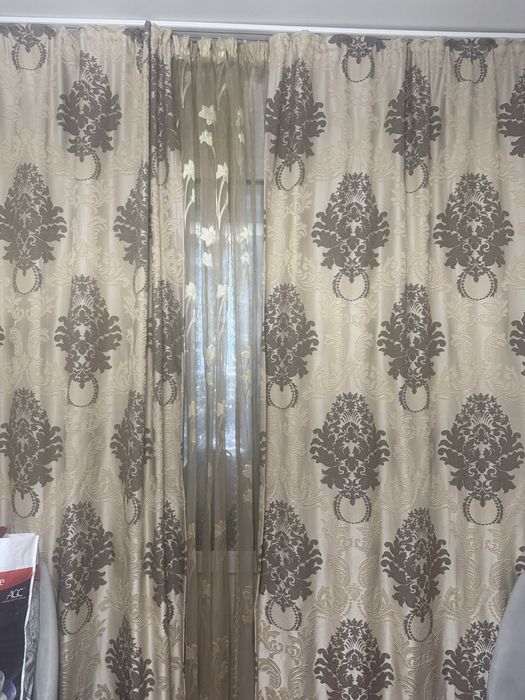 Продам комплект шторы и тюль