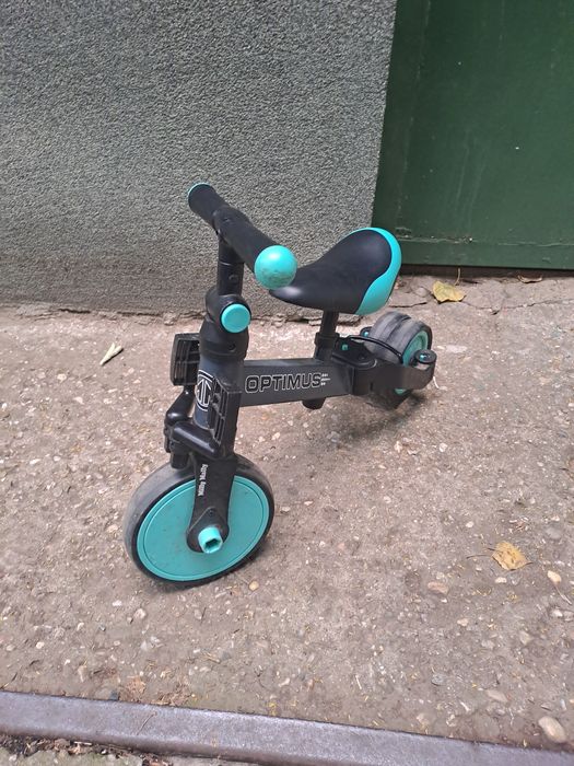 Tricicleta transformabila 3 in 1, Milly Mally, Optimus Blue