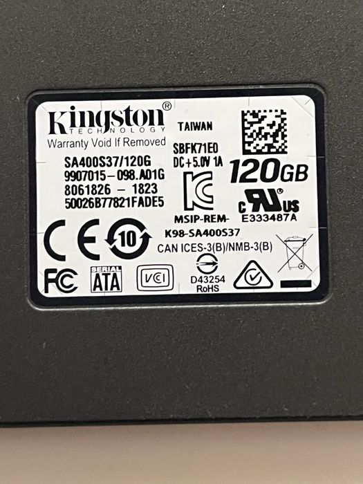 SSD Kingstone 128GB