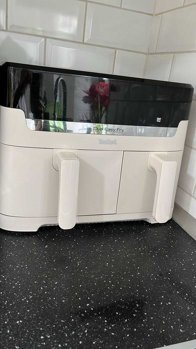 Airfrayer Tefal Dual EY901AE0, 8.3 litri 2700w, alb