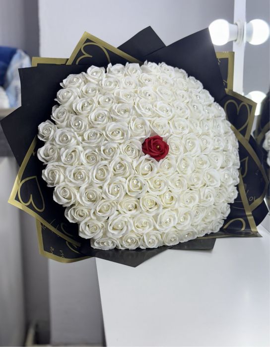 Buchete flori sapun v-day