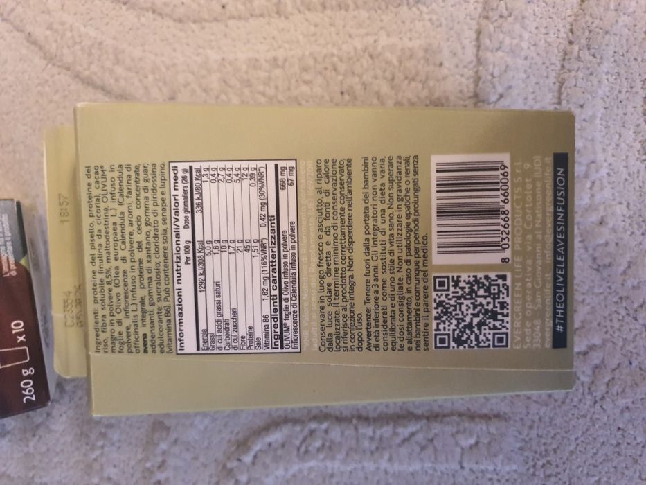 Evergreen Life – Shake Proteic 260g – Set 2 bucăți – Cacao/Cafea – Ita