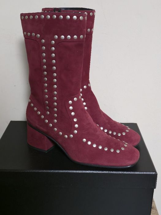 Coach Bootie With Rivets нови оригинални дамски боти
