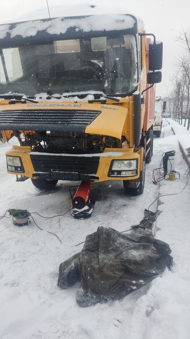 Отогрев авто и помощь на дороге