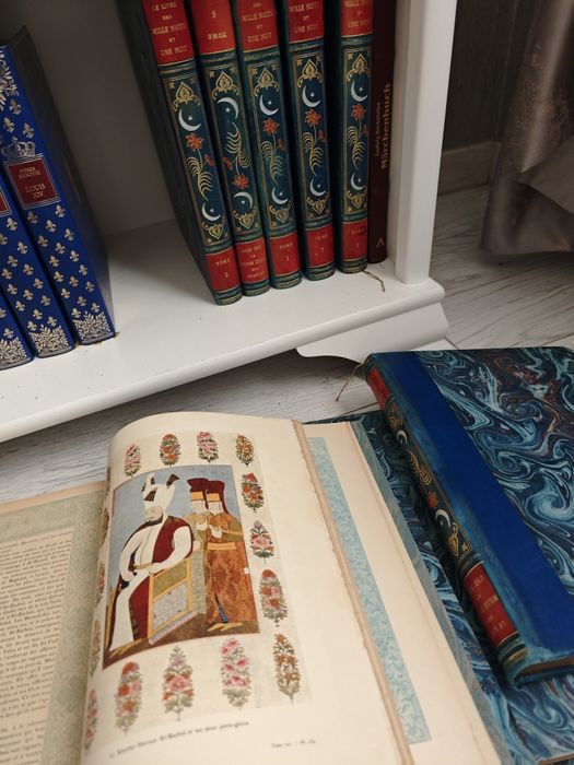 Set complet, o mie și una de nopți, 8 volume, Mardrus, 1904, LUX