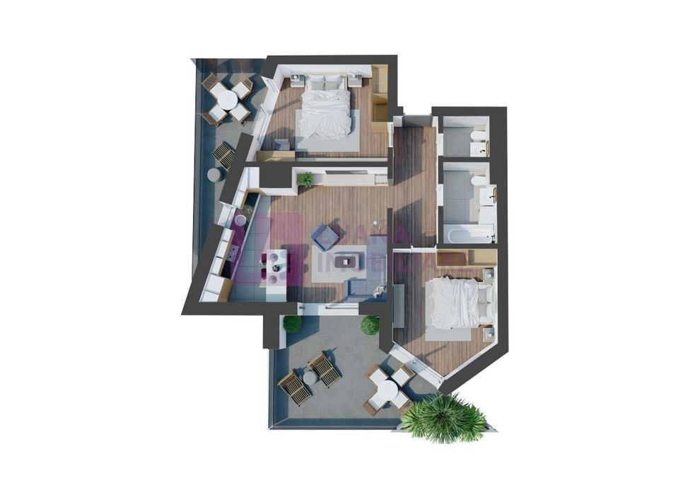 Apartament 3 camere premium de vanzare | Evo Doamna Stanca | 2 terase