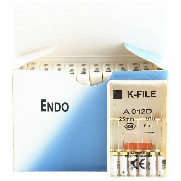 K-File Maillefer Dentsply, 6 buc/pachet