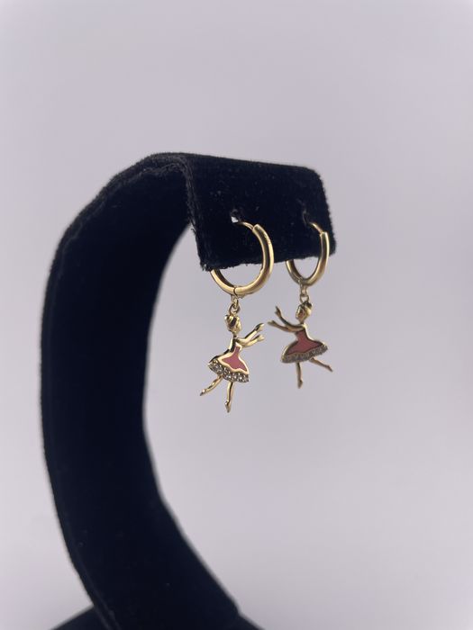 Серьги золотые 750 пробы