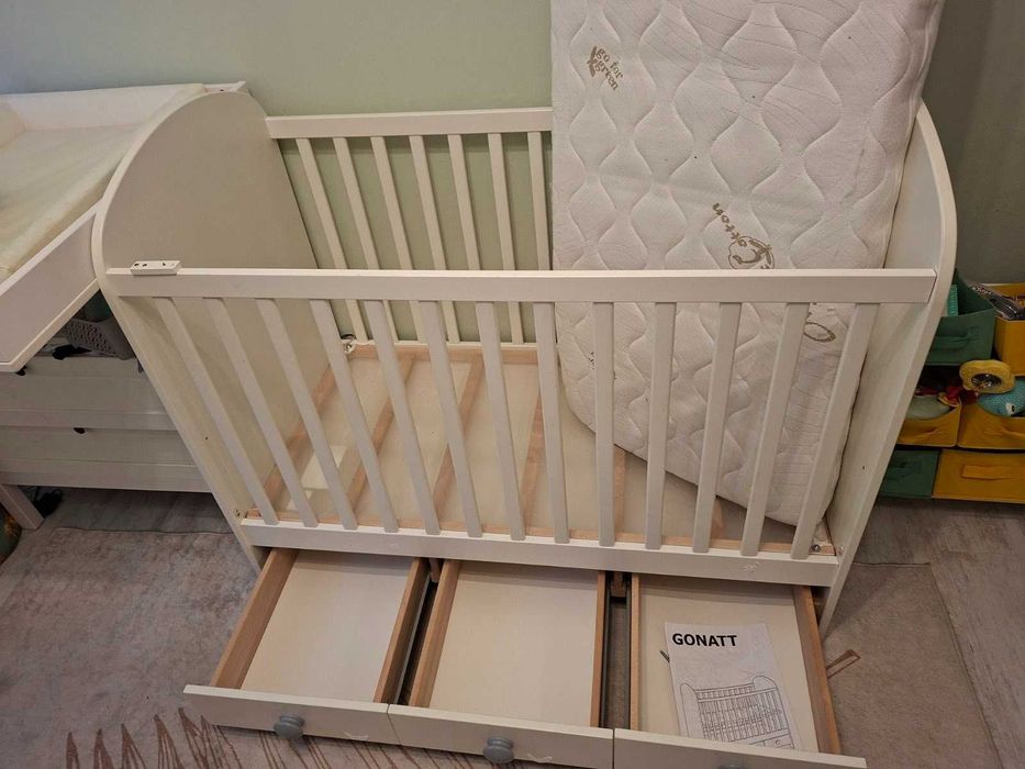 IKEA GONATT  Koшара бебешко креватче с чекмедже
