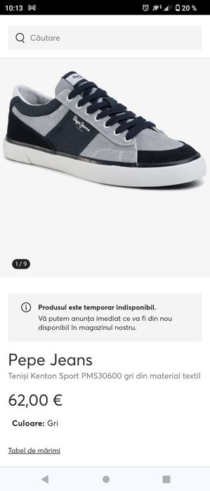 Teniși/Sneakers Pepe Jeans Nr 44