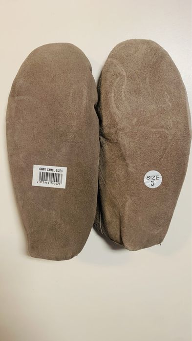 Papuci sheepskin handcraft 100% piele-36.5