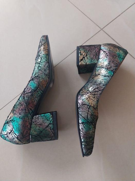 Pantofi cu toc pele 37