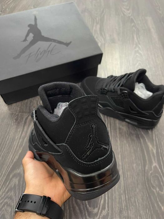 JORDAN 4 Black-cat - adidasi noi cu verificare colet