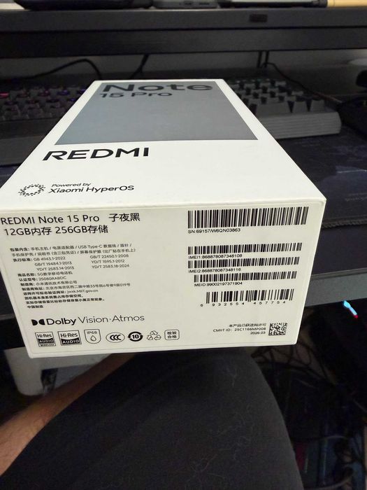 Redmi note 15 pro 5G 12gb Ram  256gb Storage