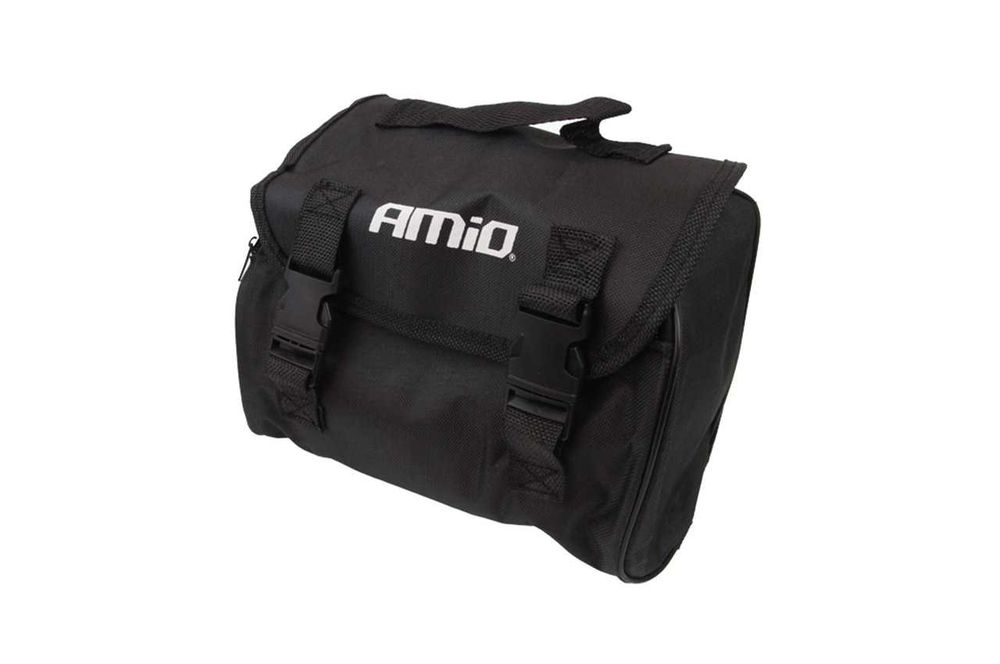 Въздушен компресор AMiO Полша 12V с манометър и LED осветление