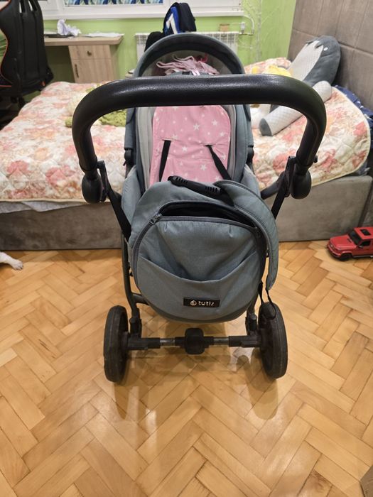 Бебешка количка Tutis Uno 3+, 2в1, 143 Menta