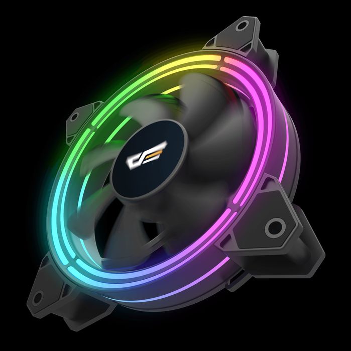 aigo darkflash cf11, 3 шт, без контроллер.