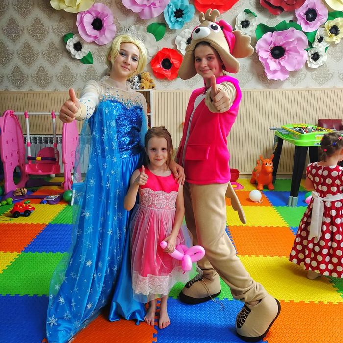 Аниматор Эльза и Анна в Астане (4 бонуса к программе)