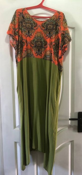 Платье из штапеля и паплина