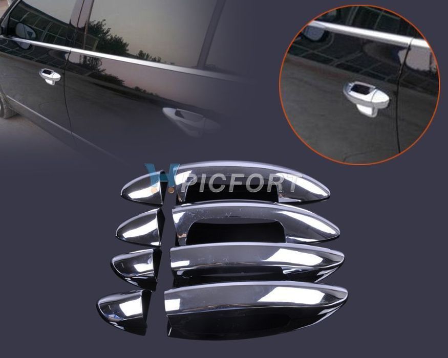 manere usi inox vw passat b6 husa capota,oglinzi cromate