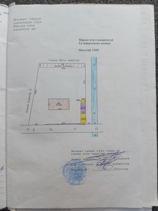 Katta xovli, uchastka sotiladi