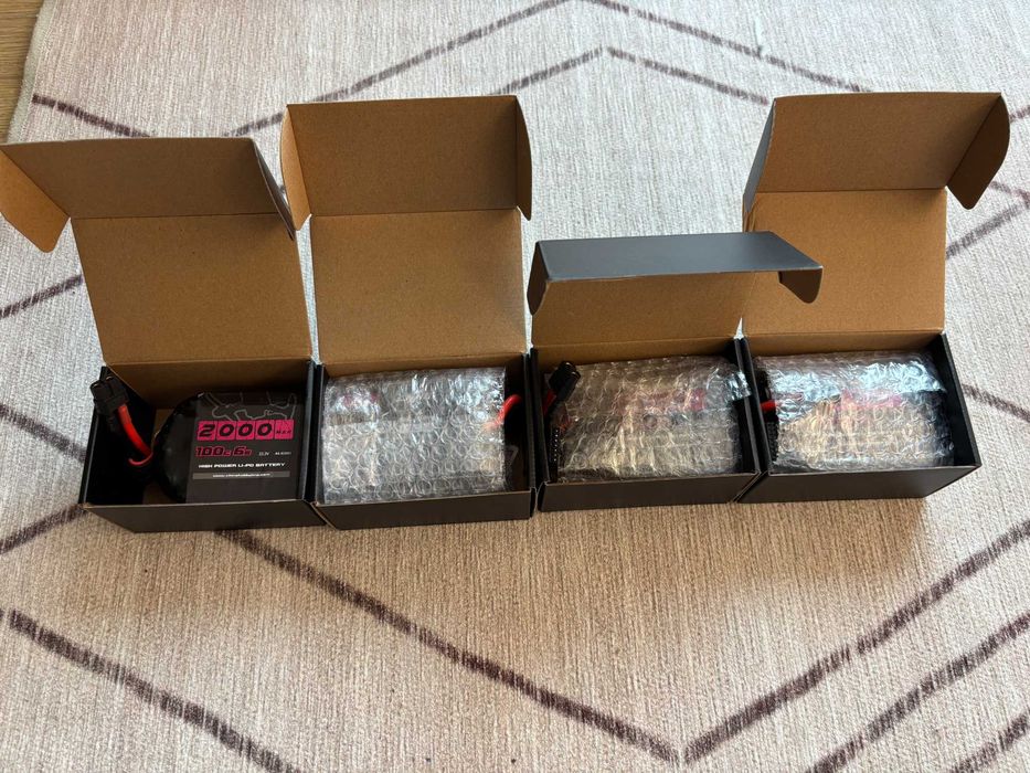 Nou - 4x baterii LiPo 6S 2000mAh 100C FPV - CNHL Black Series