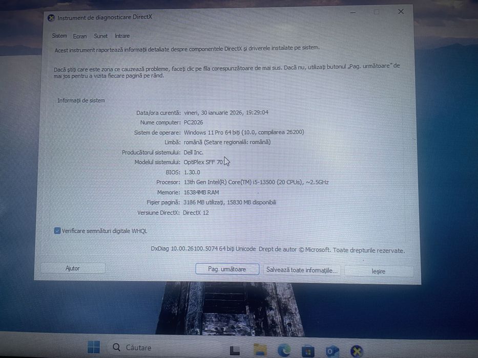 Dell i5 gen 13 . 16 gb rami