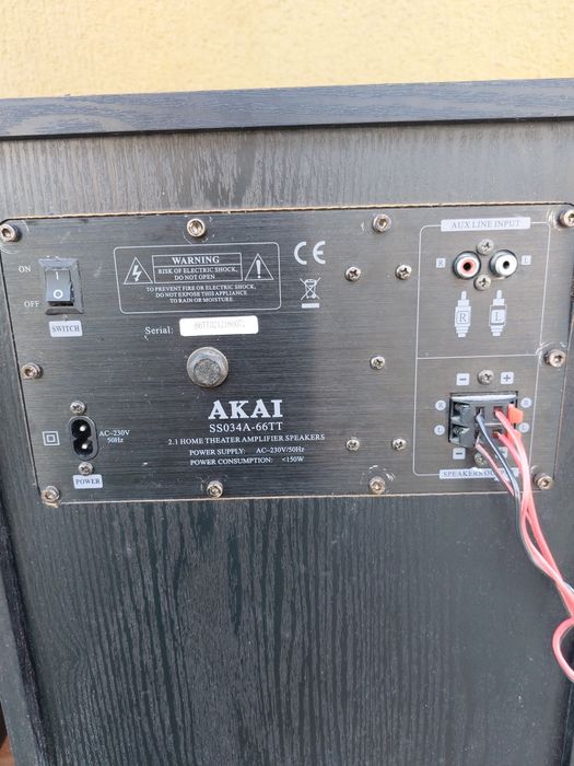 Sistem audio bluetooth MP3 Akai SS  034A