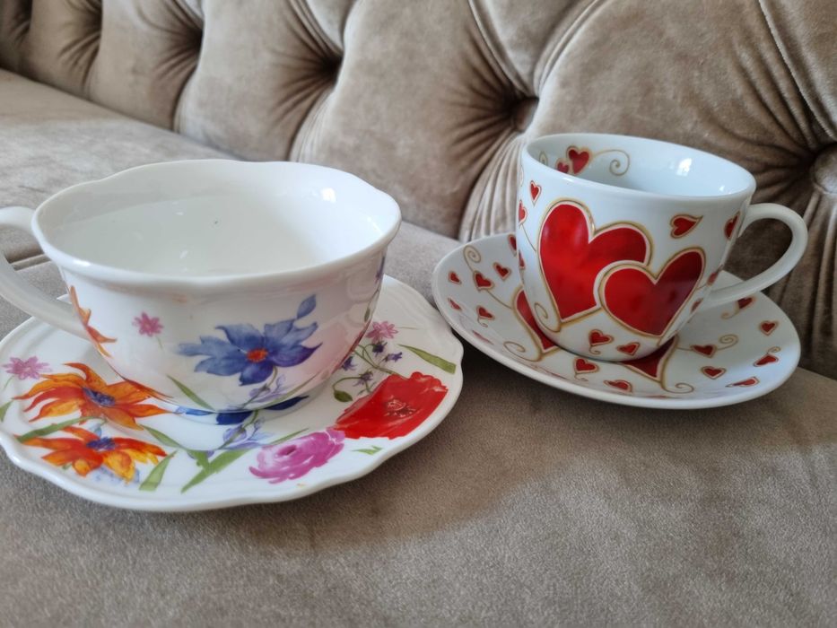 2бр. красиви и нови чаши за кафе или чай на фирмата Мигра