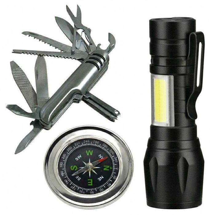НОВ СГЪВАЕМ ДЖОБЕН НОЖ И КЪМПИНГ ФЕНЕР. ДЖОБНА НОЖКА.LED ФЕНЕРЧЕ POCKET KNIFE АКУМУЛАТОРЕН ПРОЖЕКТОР. КЪМПИНГ ЛАМПА.LED ФЕНЕРИ. Компас Компаси Fener