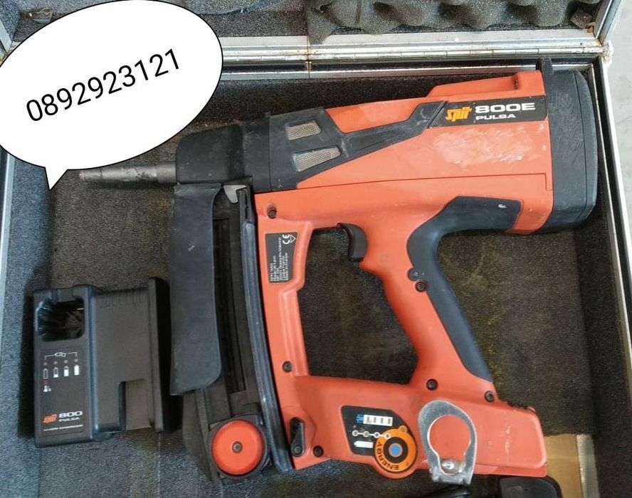 Спит Пулса 800 Spit pulsa такер пистолет за пирони в бетон и метал за