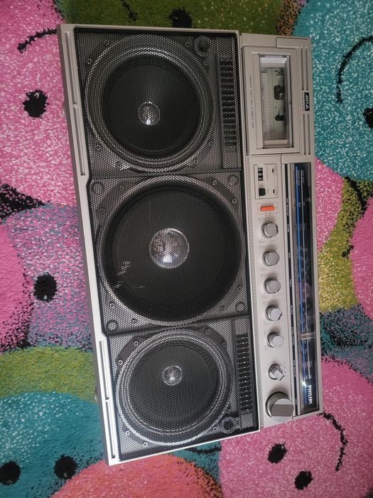 Philips D 8444 power player radio casetofon vechi functional