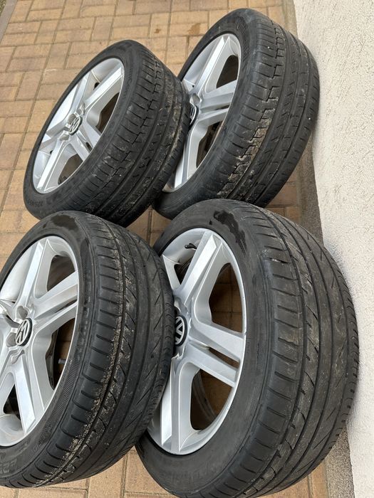 Jante aliaj 17 cu anvelope 2024
