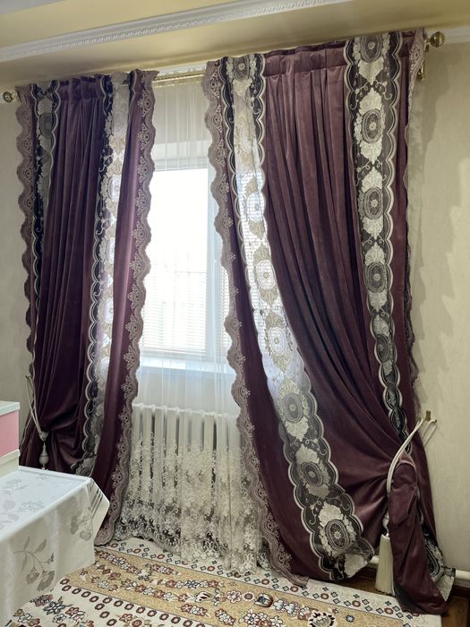 штор турецский + тюль