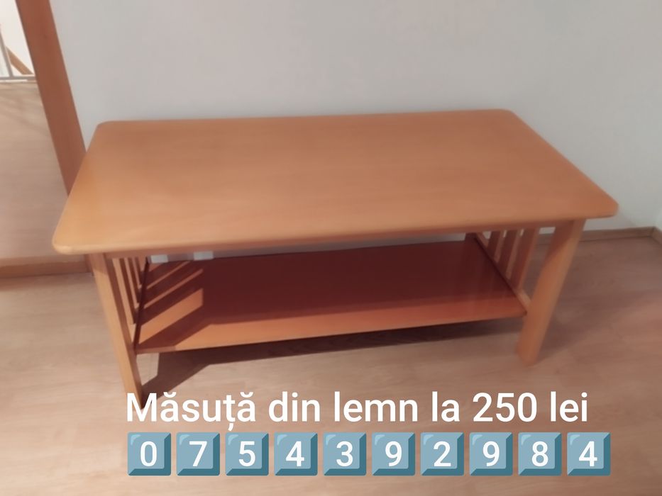 Comodă masă cu scaune noptiere măsuță