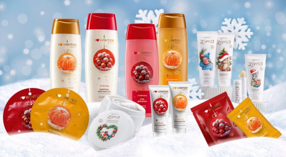 Гель для душа Мандарин и Клюква