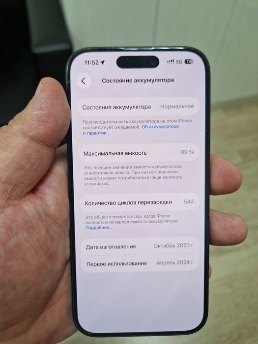 Ihone 15 pro 128gb б/у