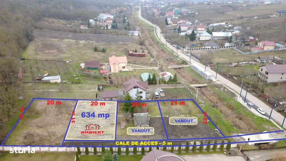 Lot Teren Intravilan,  634 Mp, Vaslui, Strada Castanilor;