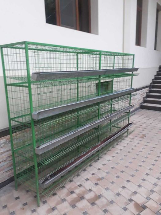 Клетка для кур несушек, со всеми комплектующими (б/у)