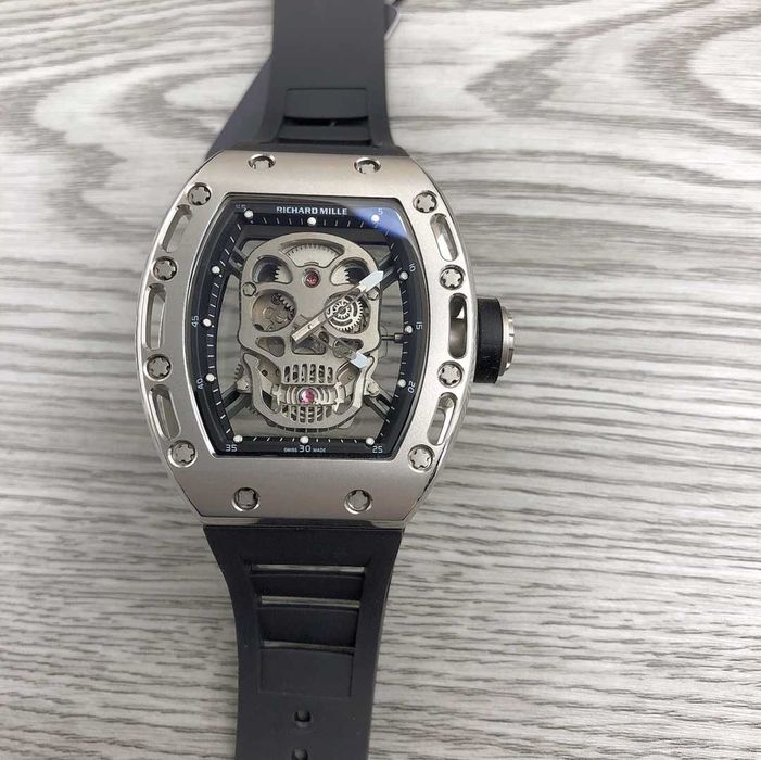 Автоматичен мъжки часовник RM Richard 52-01 Tourbillon Skull Nano