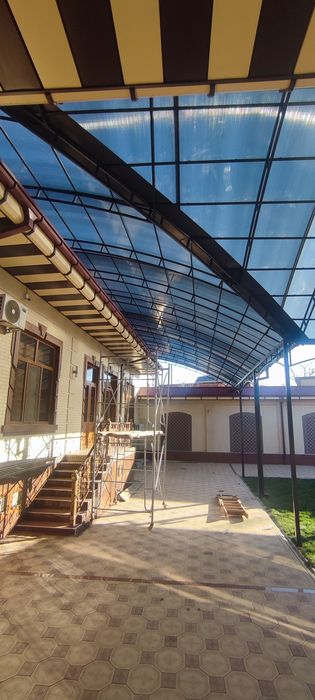 Том, Навес Лексан, металлоконструкция хизматлари