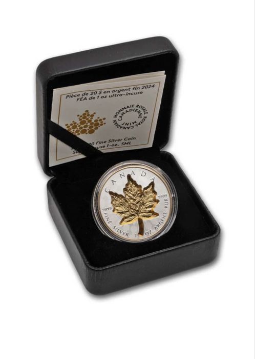 Colectie rara Monede Argint Royal Mint Silver Maple leaf