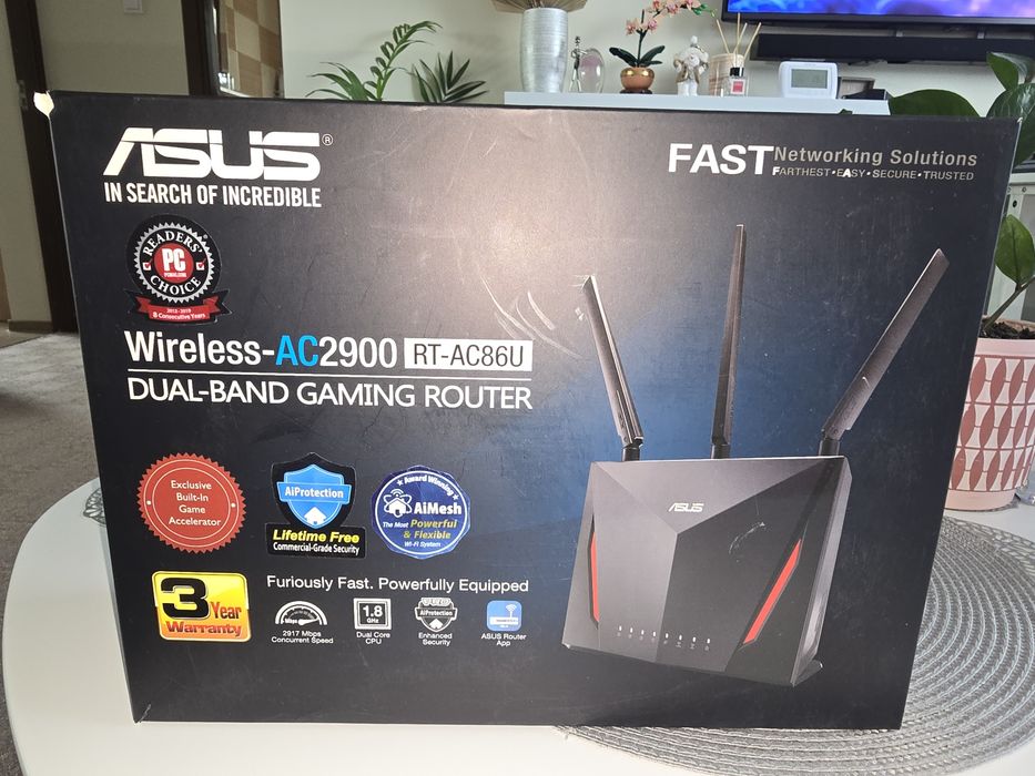 Router Asus RT-AC86U AC2900 dual band NOU