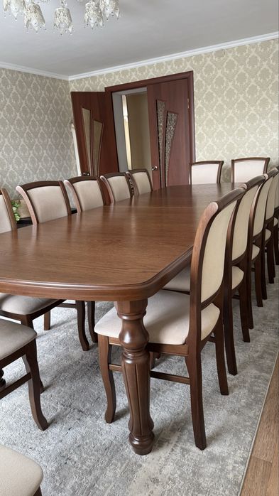 Продается стол и 10 стульев