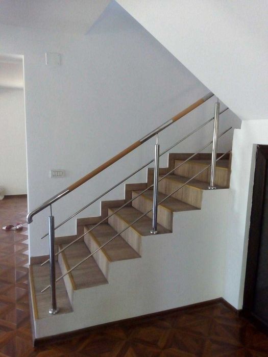Balustrade fier forjat si inox,plata cu card ,