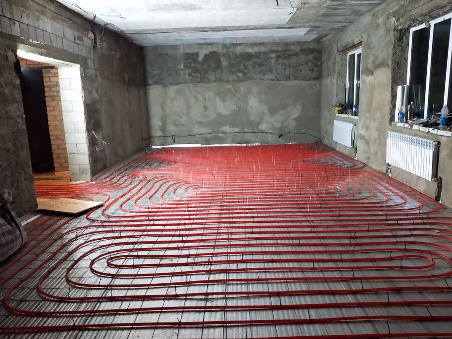Монтаж теплого пола