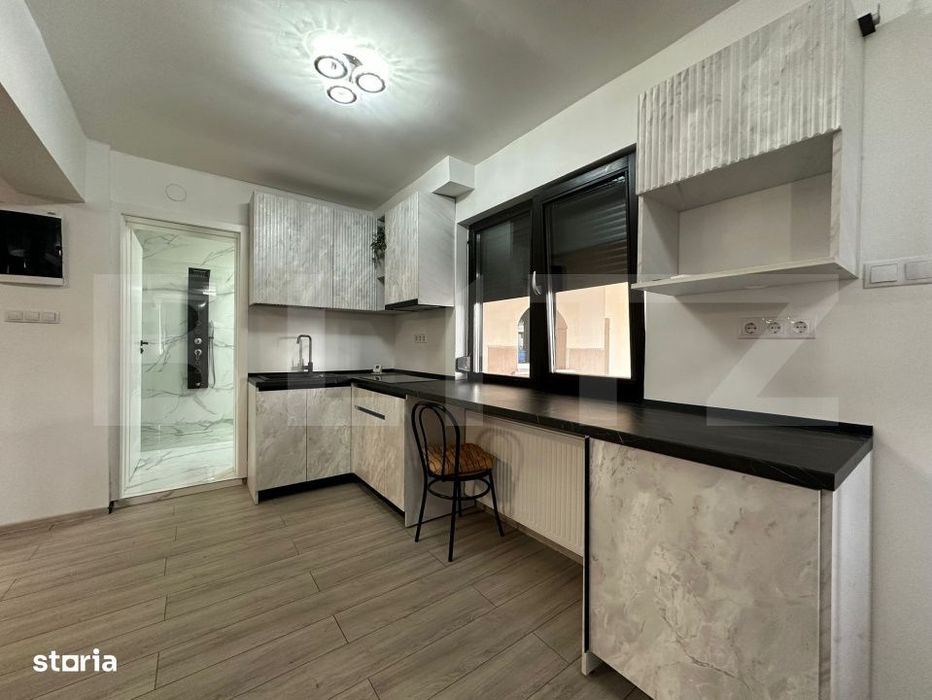Studio premium open-space, 35 mp, terasa si parcare – zona 22 Decemb